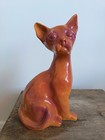 Vintage Joe Pemberton Deal Art Pottery Cat Figurine
