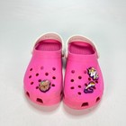 Crocs Fun Lab Jojo Siwa Clogs Pink White Comfortable Slip On Shoes Kids Size 11