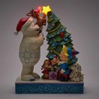 Jim Shore Rudolph Traditions Bumble Holding Rudolph By Tree Lit Figurine 6019109