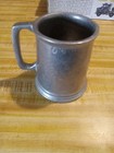 Vintage Rwp Wilton Armetale Pewter Child Alphabet Abc Cup Mug Stamped Heavy