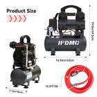 1 Phase Portable 110v Oil Free Air Compressor With 2 5 Gallon Tank 115 Psi