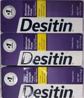 Desitin Maximum Strength Zinc Ox Wide Diaper Rash Paste 3 Pack 4oz Ea Exp  05 27