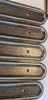 Lot Of 10 Metal Hardware Back Plates 5 5  Double Hole Bronze Tone Cabinet Pull