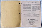 Vintage I t Shop Service Manual John Deere Jd-4 Tractor Repair Diagrams