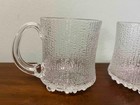 Pair Of Vintage Iittala Tapio Wirkkala Ultima Thule Beer Mugs Glasses - Finland