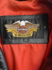 Harley-davidson Black Leather Fringe Jacket Women   s Xl Made In Usa