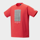 Yonex 25s s Unisex Badminton T-shirts Sports Casual Top Tee Coral Red Yob25001ex