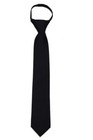 Boy s 14 Inch Classic Formal Solid Zipper Necktie Prom Wedding Youth Zipper Tie