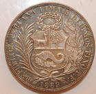 1889 Tf Peru 1 Sol Coin
