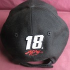 Kyle Busch  M m s   18 Nascar  New Era 9forty Black Adjustable Hat-cap
