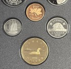 1991 Canada Double Dollar 7 Coin Proof Set With Case   Coa 