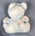 Fisher Price Puffalump Blue Rattle Teddy Bear Baby 9   vintage 1994 1214