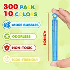 300 Pcs 10 Colors Neon Bubbles Party Favors For Kids  Mini Bubble Wand Bulk    