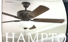 Hampton Bay Rothley Ii 52 In  Bronze Led Ceiling Fan With Light Kit  open 