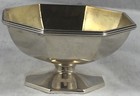 Octagonal Master Sterling Footed Salt Cellar s  W gold Wash Bowls -mono Lhw