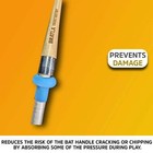 Bratla Cricket Bat Gripping Cone For Applying Cricket Bat Rubber Grip Metal Top