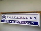 Vw Retro Sales Banner Classic Volkswagen Garage Workshop Wall Display