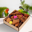Kyouki Natural Coconut Husk Bird Toy For Parrots And Small To Large Birds