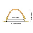 2 Pack Bamboo Teapot Handle Replacement Accessories For Ceramic   Yellow 