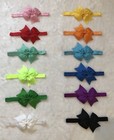 62 Pcs Mix Lots Headband Baby Infant Toddler Girls Hair Bow Headwear -- 5 Styles