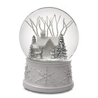 The San Francisco Music Box Company 100mm White Christmas Snow Globe
