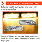 For 2003 2004 Toyota Corolla Halogen Driving Fog Lights Lamps W switch Wiring