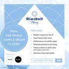 Riedell Topaz Ice Skate Figure Stainless Steel Eclipse Capri Blade White Size 10