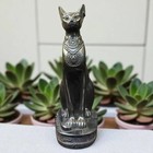 Ancient Egyptian Antiquities Egyptian Goddess Bastet Large Statue Cat Figure Bc