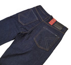 New Men s Denimo Straight Fit Jeans Dark Blue Wash Stretch Mid Rise Zipper Fly