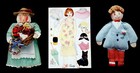 Vintage Hallmark Dolls 1990 s Remakes Of Historical Paper Doll Greeting Cards