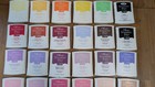 Lot Of 36 Used Retired Vintage Stampin    Up  Classic Stampin Pad Inks