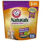  4 Pack  Arm   Hammer Naturals Clumping Cat Litter With Corn Fibers  9 Lbs