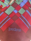 H2  Vintage Loredano Silk Scarf Tartan Plaid Red Green Duck