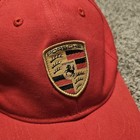 Porsche Motorsport Racing Cap Adjustable Black White Red Baseball Hat Luxury Car