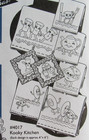 Aunt Marthas 4017 Kooky Kitchen Anthropomorphic Dish Embroidery Transfer Pattern