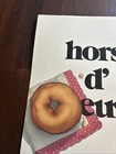 Vtg 1974 Hors D   oeuvre Donuts Take Some Home Cardboard Ad Sign Approx 11   x17    