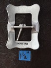 Jeremiah Watt 1 1 2  Square Buckle Black Belt Horse Bridle Western Tack Watts