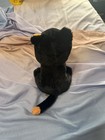 Feisty Pets Katy Cobweb Black Cat Angry Teeth Scary Stuffed Plush Animal Toy 9 