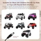 24v Battery Charger For Kids Ride On Cars     Compatible With Power Wheels   