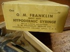 Vintage Hypodermic Syringe Needle Franklin Serum Co In Box