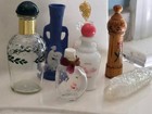 Vtg Miniature Empty Perfume Bottles-lot Of 7