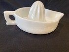 Vintage Sunkist Milk Glass Citrus Juicer Reamer Made In Usa