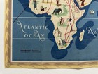 Original Boac Airline Poster Vintage Poster Route Map Western Eastern Hemisphere