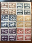1930 Bolivia Airmail Issues Fine Blocks Of 4 Sg 244 246 Sg 248 249 Sg 251 Stamps