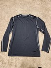 Nike Pro Combat Hyperwarm Dri-fit Compression Base Layer Top Men s Xl Black gray