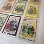 Lot Of 18 Antique Art Deco Playing Swaps Cards 1920   s Victorian Beauty Ladies    