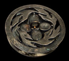 Exquisite Large  Antique Jeweled Open Work Flower Button Rope Border Free Ship