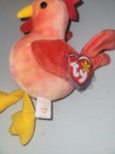 Ty Beanie Babies Doodle Rooster 6  Bean Bag Plush Stuffed Animal Toy