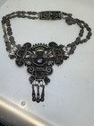 Matilde Poulat Matl Taxco Mexico 925 Silver Amethyst Turquoise Necklace