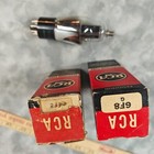 Lot Of 3 Tested Vintage Rca Radiotron 6f8g Tubes  Original Box - Rare Find